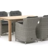 Intenso Milano/ROUGH-S 160 cm Gartenmöbel-Set 5-teilig