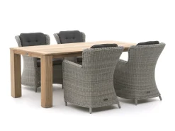 Intenso Milano/ROUGH-X 200 cm Gartenmöbel-Set 5-teilig