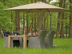Intenso Milano/ROUGH-X 200 cm Gartenmöbel-Set 5-teilig