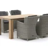 Intenso Milano/ROUGH-X 180 cm Gartenmöbel-Set 5-teilig