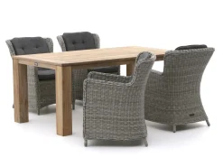 Intenso Milano/ROUGH-X 180 cm Gartenmöbel-Set 5-teilig