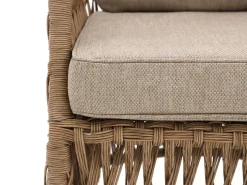 Intenso Milano/ROUGH-Y 280 cm Dining-Lounge Gartenmöbel-Set 7-teilig