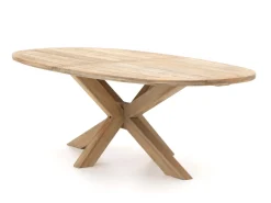 Intenso Milano/ROUGH-Y 280 cm Dining-Lounge Gartenmöbel-Set 7-teilig
