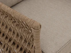 Intenso Milano/ROUGH-Y 280 cm Dining-Lounge Gartenmöbel-Set 7-teilig