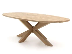 Intenso Milano/ROUGH-Y Ellips 280 cm Dining-Lounge Gartenmöbel-Set 7-teilig