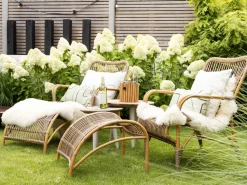 Intenso Napoli Gartensessel mit Hocker