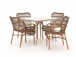Intenso Parma/Sora 90 cm Gartenmӧbel-Set-5-teilig stapelbar
