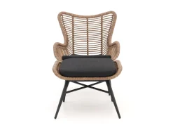 Intenso Rovello Gartensessel mit Hocker