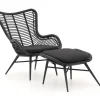 Intenso Rovello Gartensessel mit Hocker