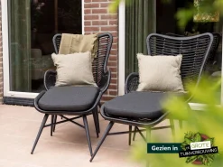 Intenso Rovello Gartensessel mit Hocker