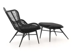 Intenso Rovello Gartensessel mit Hocker