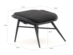 Intenso Rovello Lounge Gartenhocker