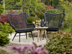 Intenso Rovello/ROUGH-K 40 cm Balkonmöbel-Set Lounge 3-teilig