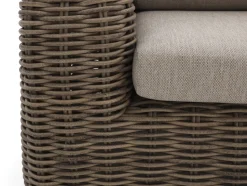 Intenso Segrino Sessel-Sofa Lounge-Set 4-teilig