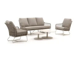 Intenso Trasimeno/Monticano Sessel-Sofa Lounge-Set 5-teilig