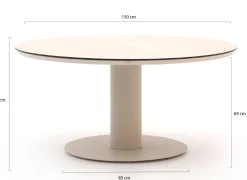 Intenso Trofarello/La Fonte ø 150 cm Gartenmöbel-Set 7-teilig