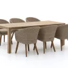 Intenso Tropea/ROUGH-S 220 cm Gartenmöbel-Set 7-teilig