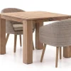 Intenso Tropea/ROUGH-X 100 cm Gartenmöbel-Set 3-teilig