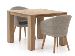 Intenso Tropea/ROUGH-X 100 cm Gartenmöbel-Set 3-teilig
