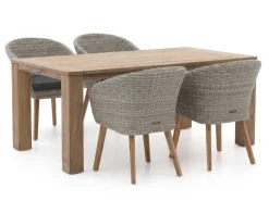 Intenso Tropea/ROUGH-X 180 cm Gartenmöbel-Set 5-teilig