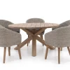 Intenso Tropea/ROUGH-Y ø 150 cm Gartenmöbel-Set 6-teilig