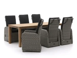 Intenso Umbria/ROUGH-S 220 cm Gartenmöbel-Set 7-teilig verstellbar
