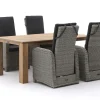 Intenso Umbria/ROUGH-X 180 cm Gartenmöbel-Set 5-teilig verstellbar