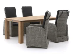 Intenso Umbria/ROUGH-X 180 cm Gartenmöbel-Set 5-teilig verstellbar