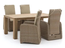 Intenso Umbria/ROUGH-X 180 cm Gartenmöbel-Set 5-teilig verstellbar