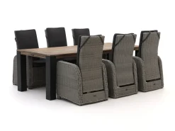 Intenso Umbria/ROUGH-X 240 cm Gartenmöbel-Set 7-teilig verstellbar