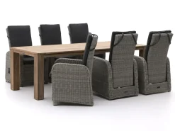 Intenso Umbria/ROUGH-X 240 cm Gartenmöbel-Set 7-teilig verstellbar