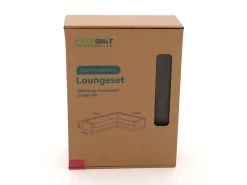Kees Smit Gartenmöbelabdeckung Ecklounge-Set 325x94/255x94x65 cm