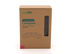 Kees Smit Gartenmöbelabdeckung Ecklounge-Set 270x92/345x92x75cm