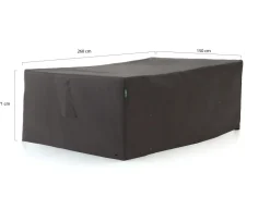 Kees Smit Gartenmöbelabdeckung Sessel-Sofa Lounge-Set 220x138x75 cm