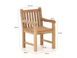 Kinder Gartenmöbel-Set 4-teilig 65 cm