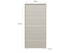Lamellen-Seitenpaneel 120 cm universal für Cedrino Pergola verstellbar