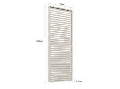 Lamellen-Seitenpaneel 90 cm universal für Cedrino Pergola verstellbar