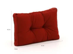 Madison Florance Loungekissen Rücken ca. 73x43 cm