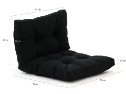 Madison Florance Loungekissenset Rücken ca. 73x43 cm Sitz ca. 73x73 cm 2-Teilig