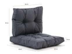 Madison Florance Loungekissenset Rücken ca. 60x40 cm Sitz ca. 60x60 cm 4-Teilig