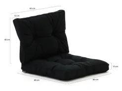 Madison Florance Loungekissenset Rücken ca. 60x40 cm Sitz ca. 60x60 cm 4-Teilig