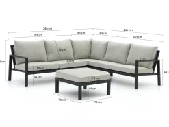 Manifesto Alzano Ecklounge-Set 4-teilig