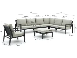 Manifesto Alzano Ecklounge-Set 6-teilig