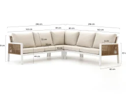 Manifesto Alzano Ecklounge-Set 3-teilig