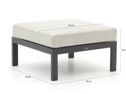 Manifesto Alzano Lounge Gartenhocker 78x78 cm