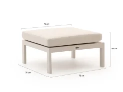 Manifesto Alzano Lounge Gartenhocker 78x78 cm