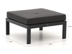 Manifesto Alzano Lounge Gartenhocker 78x78 cm