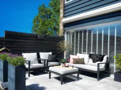 Manifesto Alzano Sessel-Sofa Lounge-Set 4-teilig
