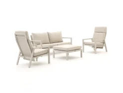 Manifesto Alzano Sessel-Sofa Lounge-Set 4-teilig verstellbar