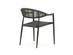 Manifesto Belpasso/Canzo 80 cm Gartenmöbel-Set 5-teilig stapelbar klappbar